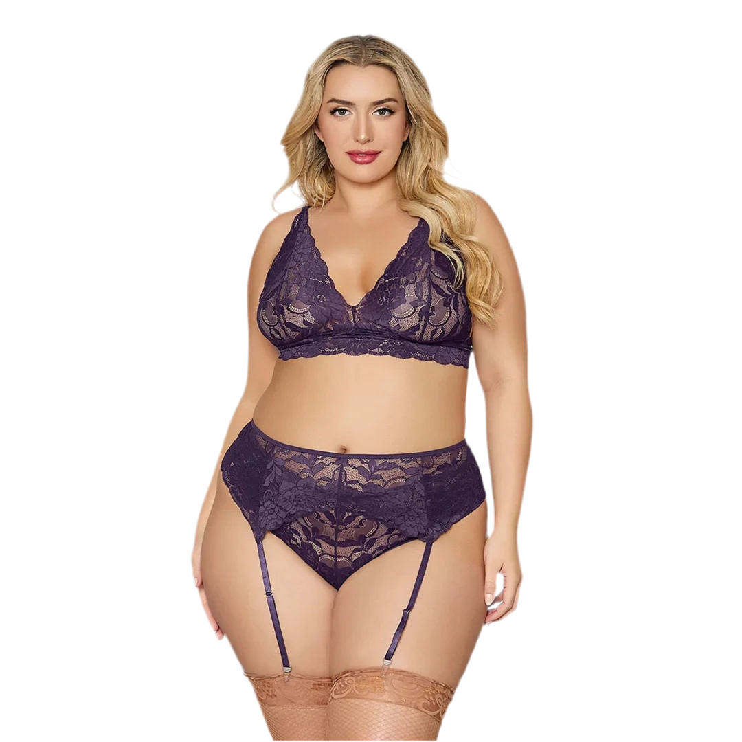 Lace Lingerie Trio