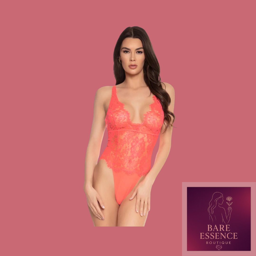 Eyelash Lace & Mesh Teddy