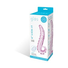 Lick-It Glass Dildo Pink