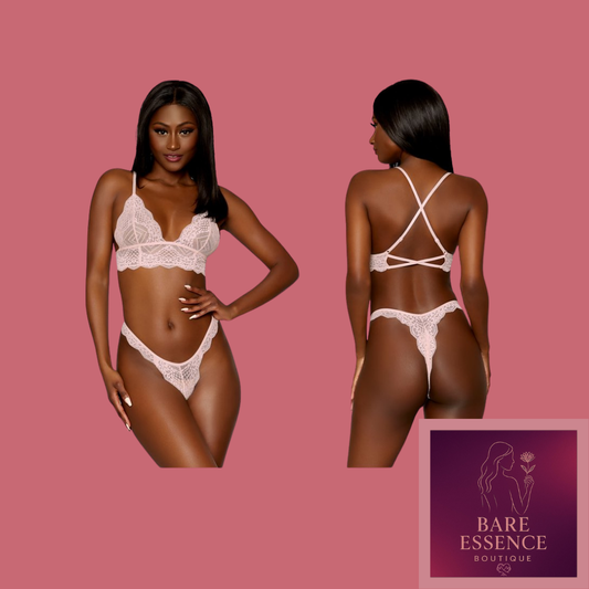Lace Bralette with G-String