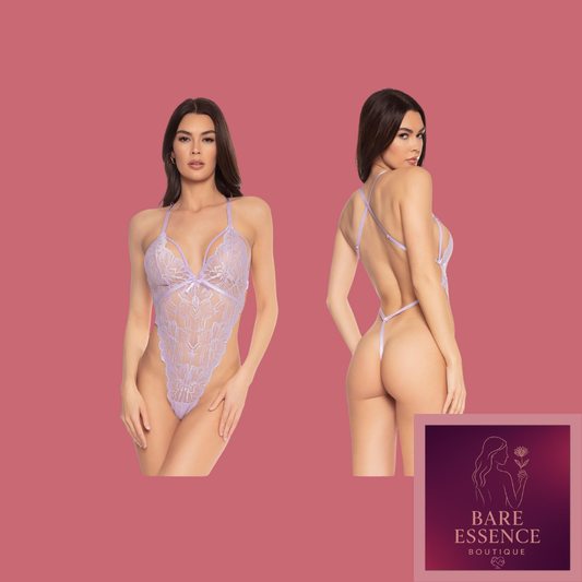 Lavender Lace G-string Teddy
