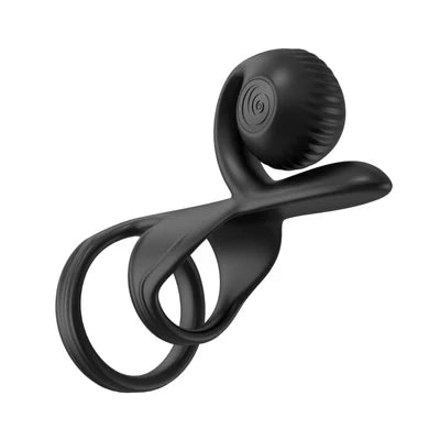 SVibe Snail Jovi Couples Ring Black