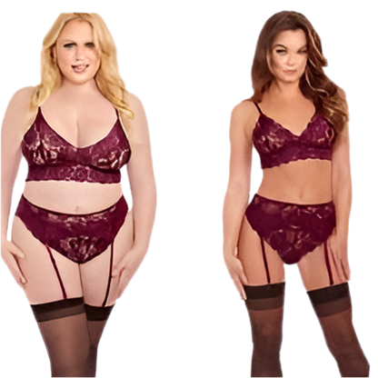 Lace Lingerie Trio