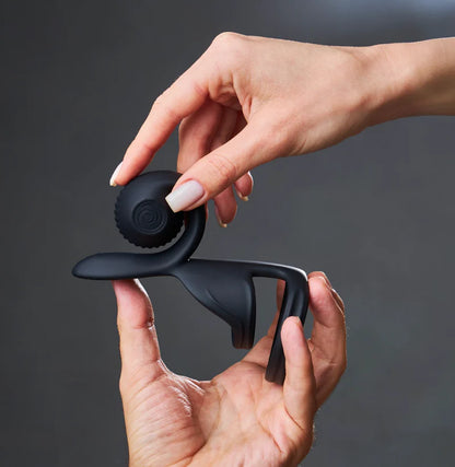 SVibe Snail Jovi Couples Ring Black