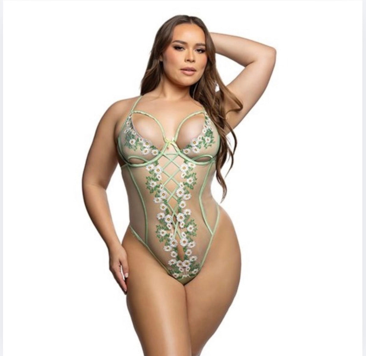 Daisy Tease Embroidered Teddy