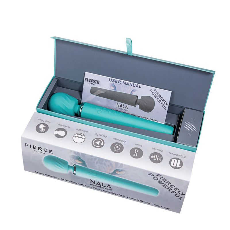 NALA 10-Function Touch Tempo Plug & Play Fiercely Powerful Wand